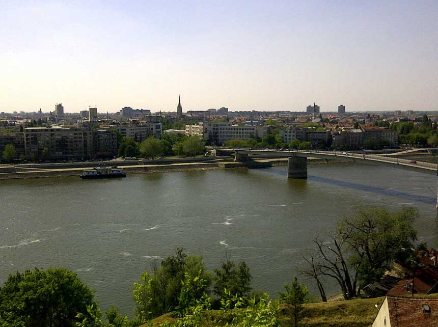 A view of Novi Sad from the Fortress.